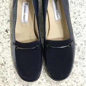 Vintage 1990s Etienne Aigner Navy Blue Loafer